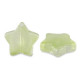 Abalorio de cristal 13mm Estrella - Verde claro